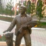 Памятник Хлебороб. Костанай.