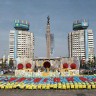 Монумент независимости в городе Алмата