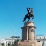Памятник Абылай Хану в городе Алмата