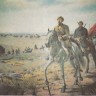 Сарбазы Амангельды.  А. Кастеев. Госмузей искусств Казахстана.