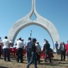 Монумент Кушикбай батыру в городе Семей.