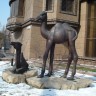 Скульптура Верблюды в городе Алмата