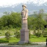 Памятник Аль Фараби в городе Алмата